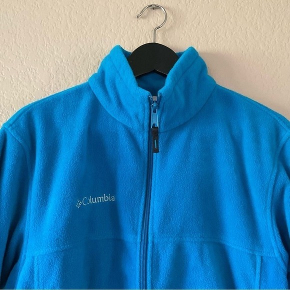 Columbia Women’s Fleece Falls II Full Zip Jacket Blue Size Medium - Picture 4 of 9